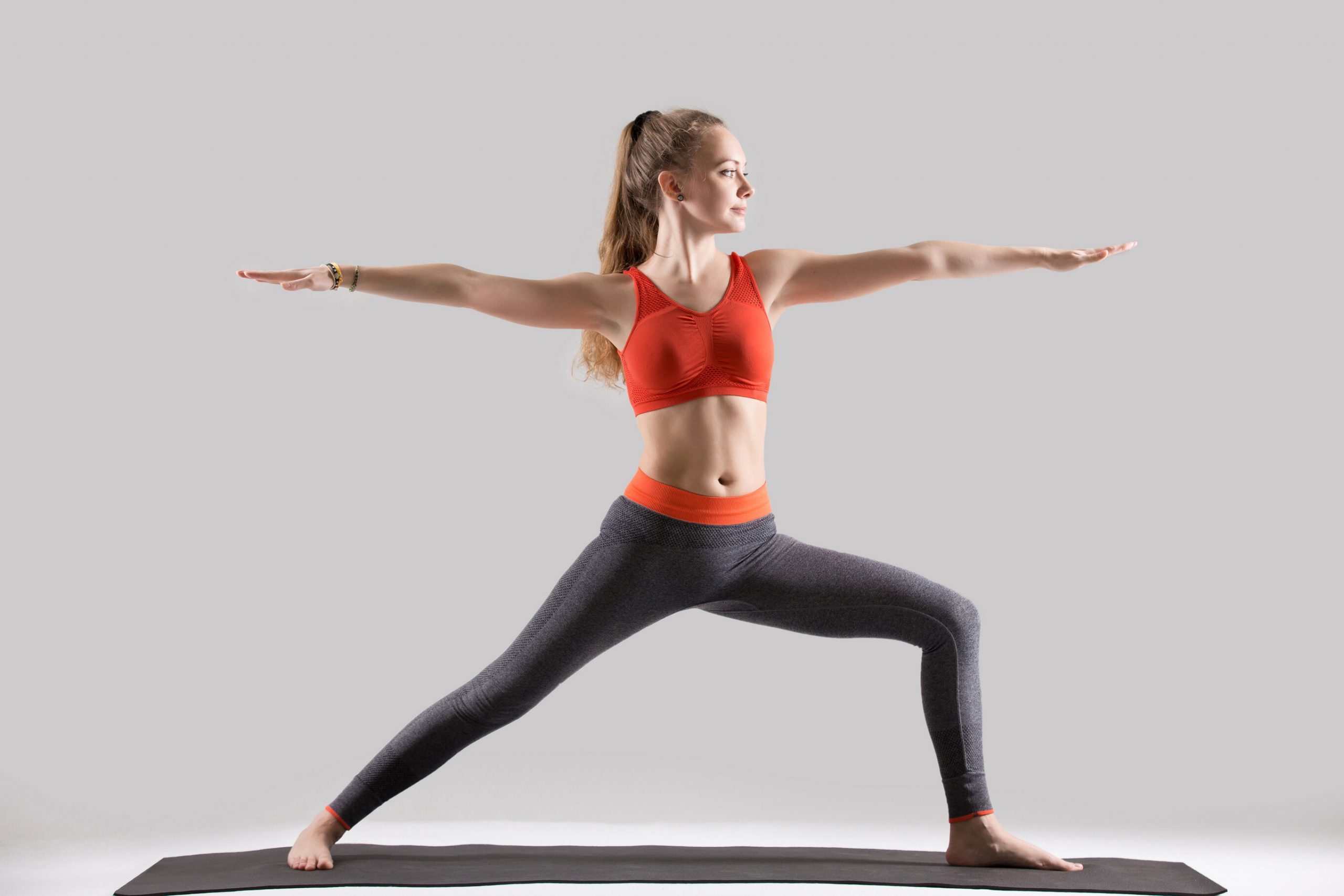 warrior yoga vrouw